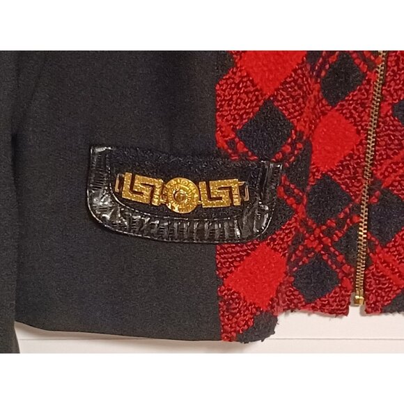 Vintage Nancy Bolen City Girl Womens Size 10 Lined Zip Up Jacket Long Sleeves - Picture 3 of 5